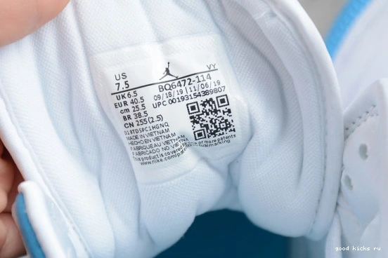 1 BQ6472-114  Air  Jordan Mid UNC BQ6472-114 (W) 0403